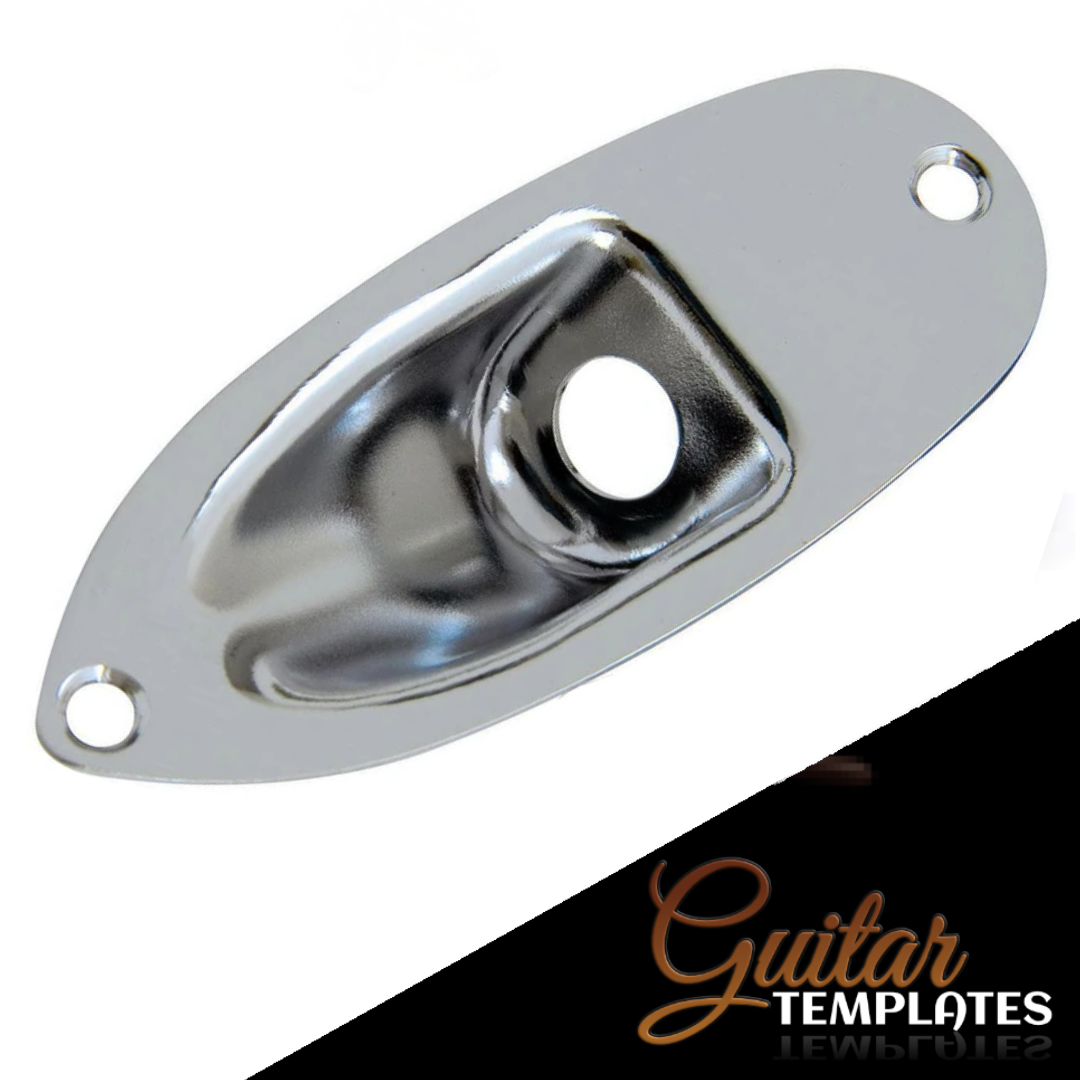 Guitar Jack Plates Stratocaster in 5 colours Guitar Templates