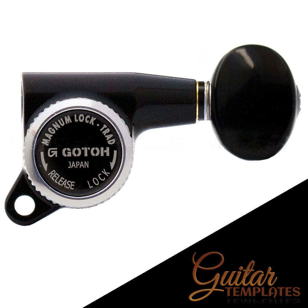 Gotoh Magnum LockTrad 6InLine Tuners