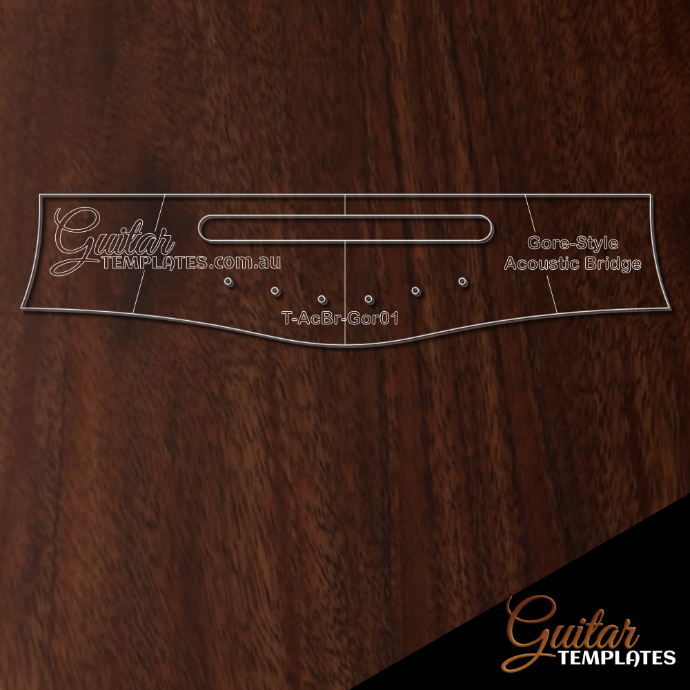 Acoustic Steel String Guitar Bridge Templates Guitar Templates