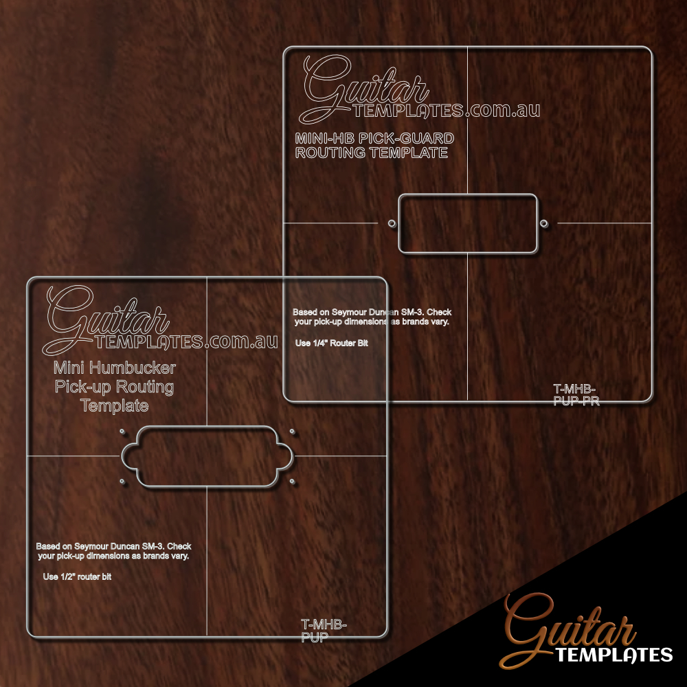 Mini Humbucker Pickup Route Guitar Templates Mini Humbucker Pickup Route Guitar Templates