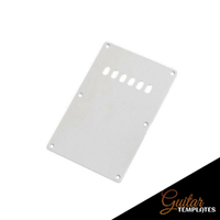 White 6 Hole S-Style Tremolo Cover Plates (2 colours)