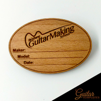 BGMS Wooden Maker's Label