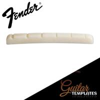 Genuine Fender® Nut -  Pre-slotted, Bone, for Tele and Strat