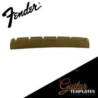 Genuine Original Fender¨ Pre-Slotted Brass Nut - for Strat / Tele