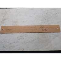 Clearance  Fret Slotting Template - 375mm & 24.75" (628.7mm)