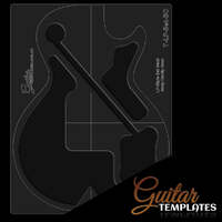 Les Paul Style Set Neck - Body Weight Relief Template