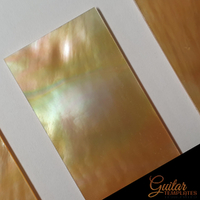Gold Mother of Pearl Blanks 25 x 50