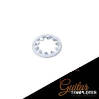 Lock Washer - For metric or SAE pots/jacks such as CTS and Switchcraft.  ID=10mm, OD= 17mm
