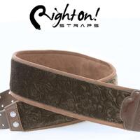 Jazz Fiore Brown Guitar Strap