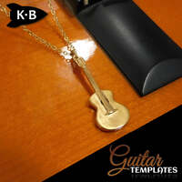 Gold Plated Classical Guitar Pendant