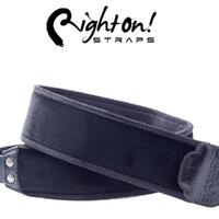 Lizard Black Guitar Strap