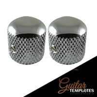 Genuine Fender® Telecaster Chrome Dome Knobs