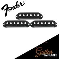 Fender®  Pickup Covers 3 x Single Coil