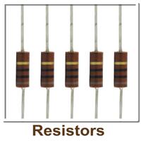 Carbon Comp Resistors 1/2Watt various values