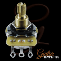 CTS, Linear, Knurled Shaft, ⅜" Bushing Potentiometer