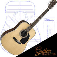 Martin-Style Dreadnaught Acoustic Template Set