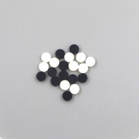 6mm  Fret Marker Dots Black & White