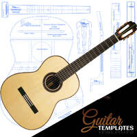 Hauser Classical Guitar Template Set