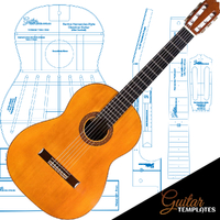 Santos Hernandez Style Classical Guitar Templates
