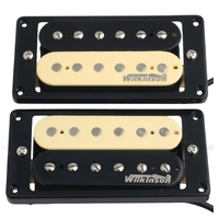 Wilkinson 'HOT' ZEBRA Humbucker Pickups w/ BLACK Rings