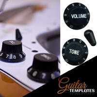 St Style Push-On Guitar Knobs