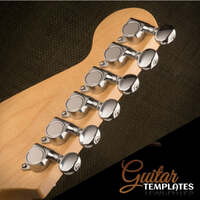 Golden Age Oval Knob 6-In-Line Tuners
