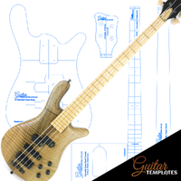 Warwick Streamer Style Bass Template