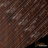 Steel String Fretboard Templates