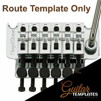 Floyd Rose Bridge Routing Template