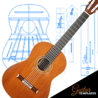 Friedrich Classical Guitar Template Set