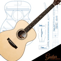 Martin 000 Style Acoustic Template Set