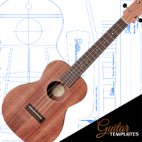 GT Tenor Ukulele Template Set