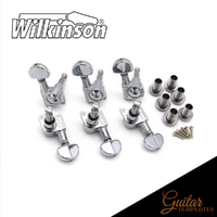 Wilkinson Roto Style Guitar Tuners 3x3 Small Button