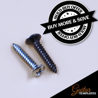 Pickguard Screws Available in Black or Nickel