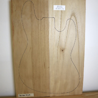 2 Piece Paulownia Solid Body Blank