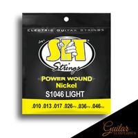 SIT Power Wound Light Electric Guitar String Set (10-46)