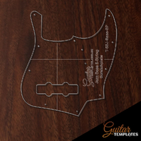 J-Bass 5 String Style Pick Guard Template 
