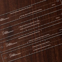 4 Pack Fret Slotting Templates