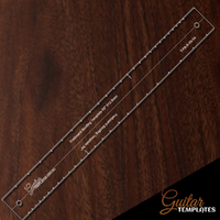 Bass 34"/32" Fret Slotting Template