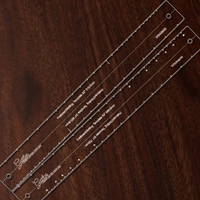 Bass Twin Pack Fret Slotting Template 
