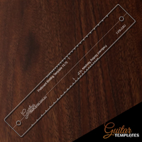 S.Uke/C.Uke 13.75"/15" Fret Slotting Template