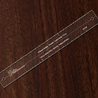 Custom Fret Slotting Template - 2 Custom Scales