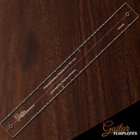 Baritone Guitar 28.5"/30.2" Fret Slotting Template