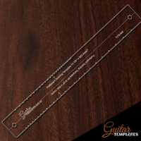 Mandolin/Banjo 13 7/8"/26 3/16" Fret Slotting Template