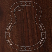 Grand Concert Style Body Mold Template