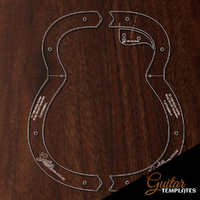 Medium - Large Guitar Body Mold Template