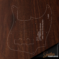 FJ-Bass Style Template Pick Guard