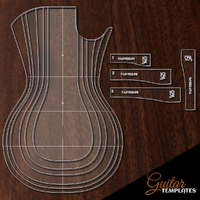 Les Paul Top Carve - Router Template Set