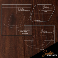 83' Les Paul Custom Style Control Cavity Router Template