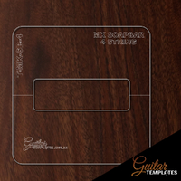 MK Soapbar 4 String Pick up Route Template